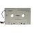 White In car cassette adaptor for MP3/MP4 players - allows you to play tunes through your car speakers/stereo