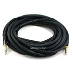Premier Series 1/4inch (TRS or Stereo Phono) Male to Male 16AWG Cable - Gold Plated - 100ft