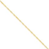 14k 1mm Singapore Chain 20 Inches
