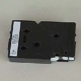 Laminated Tape Cartridge, For TZ Models, 1/4", Black/White (1 EA)