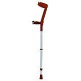 Safe In Soft Forearm Crutch and Cuff RED