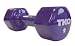 TKO 9 lb. Vinyl Dumbbell with Tri-Grip Handle