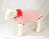 Chic Feminine Reversible Fleece Bunting Coat for Dogs (Pink, XLarge)