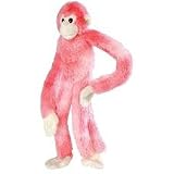 Plush Pink Kohair Hanging Monkey 17