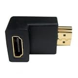 HDMI Right Angle Male to Female Flat Adapter