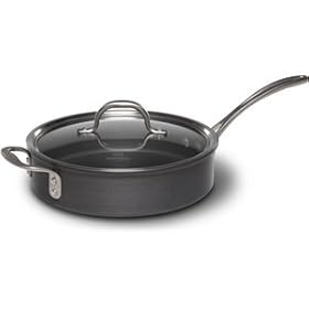 Click here to buy Calphalon 3-qt. Commercial Hard-Anodized Saute Pan. .