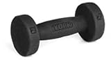 York “Legacy“ Solid Round Professional Dummbell - Black 2 lb
