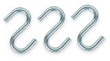 Battalion 1WBP3 S Hook, Steel, Hook Opening 2/5 In, PK 20