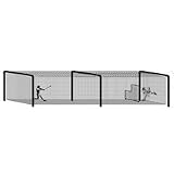 Batting Cage Outdoor Frame with Installation Kit - 3 Sections