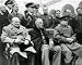 Winston Churchill, Franklin D. Roosevelt and Joseph Stalin at Yalta in 1945. (#6) Off...