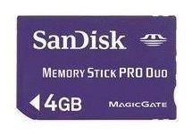 Sandisk 4GB Memory Stick PRO DUO (Bulk Package)