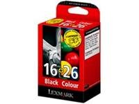 Lexmark Combo Pack 16 + 26 - Print cartridge - 1 x black, colour (cyan, magenta, yellow) - promo