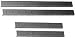 Raxxess Rack Rail Black Pair - 12 Space