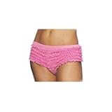 Micromesh Lace Ruffle Tanga Shorts