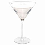 Entertain Cocktail Glasses 10.6oz / 300ml | Pack of 2 | Lead-Free Crystal Martini Glasses - Ideal for Cocktail Parties