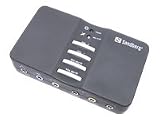 SANDBERG Sound Box 7.1. Soundkarte fuer USB. 2.0 2.1 5.1 7.1 Surround Analog und Optisch Software inkludiert
