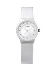 Skagen Womens 233XSCLW Ceramic Mother-Of-Pearl Dial Watch