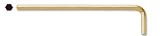 (Price/10)Bondhus 1.27mm GoldGuard Plated Hex L-wrench - Long