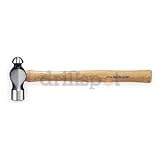 Westward 2DBR6 Ball Pein Hammer, 8 Oz, Hickory Handle