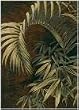 Shaw Tommy Bahama Home-Nylon Polynesian Palms Dark Brown 30710 2' 6'' X 7' 9'' Runner Area Rug
