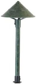 Hubbell Lighting CO-AG LED Decorative Cone Lightscaper Fixture, Antique Green Finish