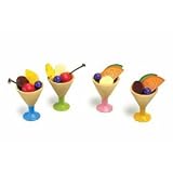 Enlarge toy image: Wooden Ice Cream Play Food Set -  preschool activity for young kids
