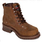 Brown Motorcycle Boots - Mens Milwaukee Leather Boots MB447