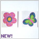 Kitchen & Housewares : butterfly/flower tattoo (one supplied)