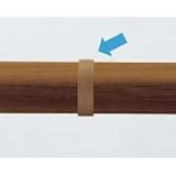 YKK　歩行補助用手すり　パルトナーUDフェンス（自立タイプ）　A型　笠木部品　直線継手 　ショコラウォールナット