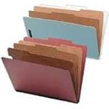 SMD 19075 - Smead Plain 2/5 Tab Colored Classification Folders