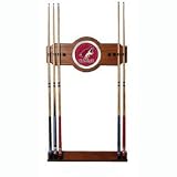NHL Phoenix Coyotes 2 piece Wood and Mirror Wall Cue Rack