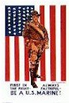 Be A Marine WWI Poster Military Replica Poster