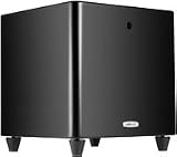 Polk Audio DSW PRO 400 8-Inch Powered Subwoofer (Single, Black)