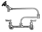 Fisher 4231 7 1/2 to 8 1/2 Wall Mount, Dual Control with 11 Control Swing Spout & 13 DJ