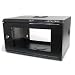 StarTech.com 6U 19-Inch Wall Mount Server Rack Cabinet with Acrylic Door RK619WALL (Black)