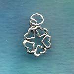 Wiccan Jewelry Hidden in Hearts Sm Pentacle Pentagram