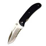 JPT-2S Utilitac SS, Black Zytel Handle, ComboEdge