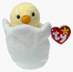 Ty Eggbert the Chick Beanie Baby Easter