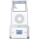 iLuv I707 FM Transmitter with Car Adapter for iPod (White)