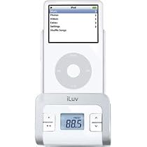 iLuv FM Transmitter with Car Adapter for iPod and MP3 Players (White)