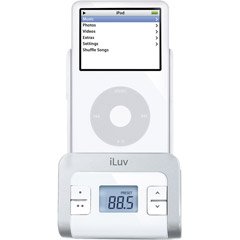 iLuv i707WHT FM Transmitterwith Car Charger