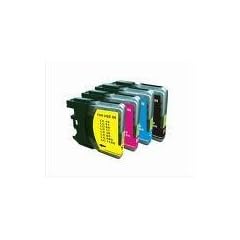 10 BROTHER Druckerpatronen (4x schwarz + je 2x cyan magenta yellow) kompatibel zu 980 1100 Serie
