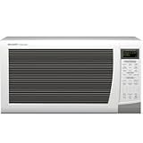 Sharp 2.0 Cu. Ft. 1200 Watt Countertop Sensor Microwave w/ Let's Cook Feature - White