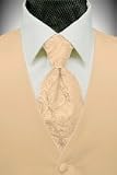 Pre-tied Tapestry Windsor Band Tie - Peach