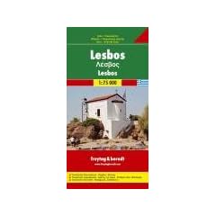Lesbos. Autokarte. 1:75 000.: Touristische Informationen, Autof�hrer, Marinas