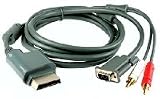 VGA Cable w/ RCA for Microsoft Xbox 360 (Connects Xbox 360 to PC Monitor)