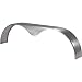 Steel Tandem Fender with Teardrop - 72in. Long