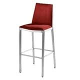 MTS Seating 10/4-40 Micah Upholstered Bar Stool 2" Thick Vinyl Seat