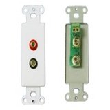Impact Acoustics Decorative - Modular insert - ivory - 4 ports