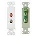 Impact Acoustics Decorative - Modular insert - ivory - 4 ports
